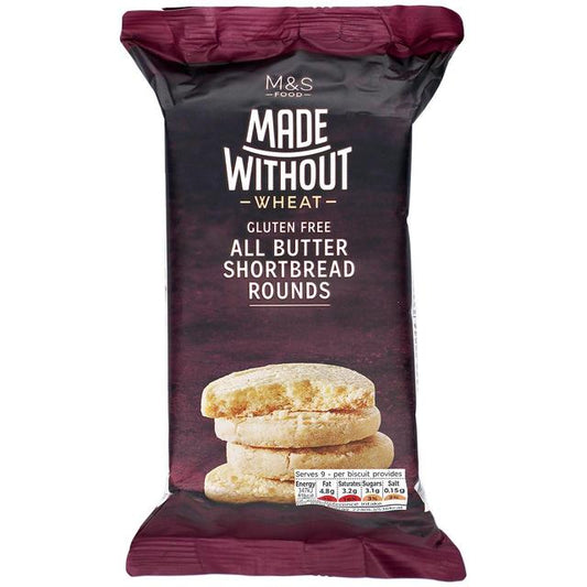 M&S Made Without Shortbread Rounds 140g