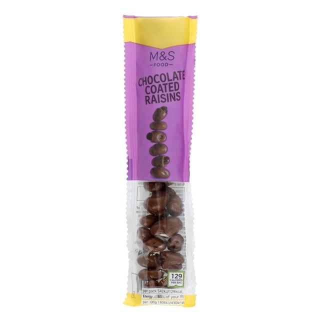 M&S Belgian Milk Chocolates Coated Raisins 30g