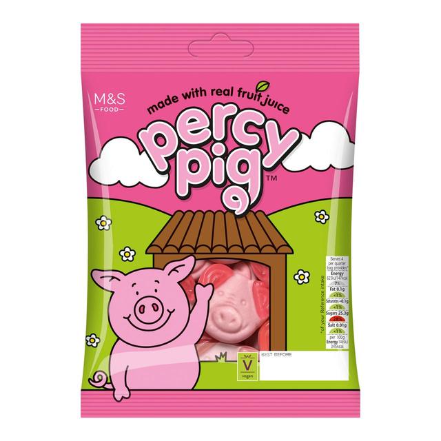 M&S Percy Pig Fruit Gums 100g