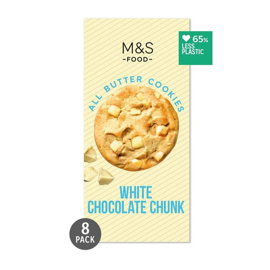 M&S Belgian White Chocolate Chunk Cookies 200g