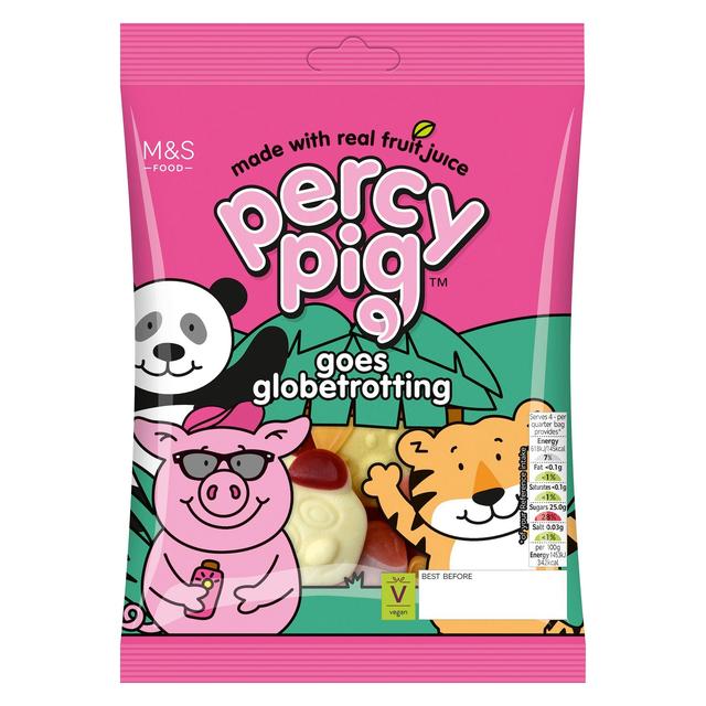 M&S Percy Pig Goes Globetrotting Fruit Gums 170g