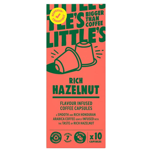 Little's Rich Hazelnut Nespresso Compatible Capsules 10 per pack