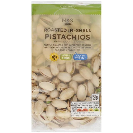 M&S Roasted Pistachio Nuts 300g