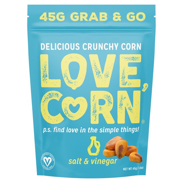 LOVE CORN Salt & Vinegar Crunchy Corn 45g