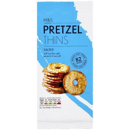 M&S Salted Pretzel Thins 80g