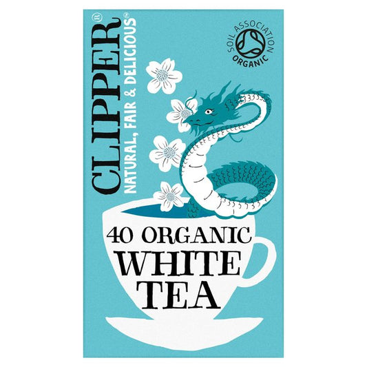 Clipper Organic & Fairtrade White Tea 40 per pack