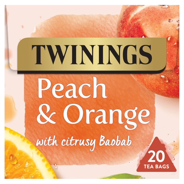 Twinings Peach & Orange Fruit Tea 20 per pack