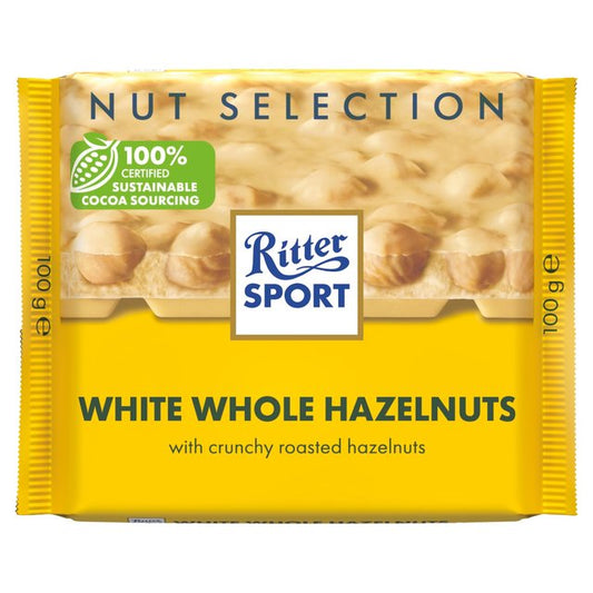 Ritter Sport Nut Perfection White Whole Hazelnut 100g