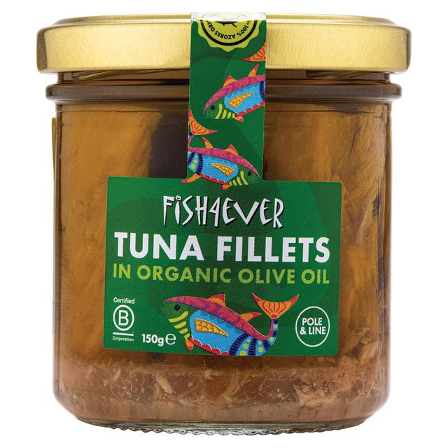 Fish 4 Ever Azores Tuna Fillets in Organic Olive Oil 150g