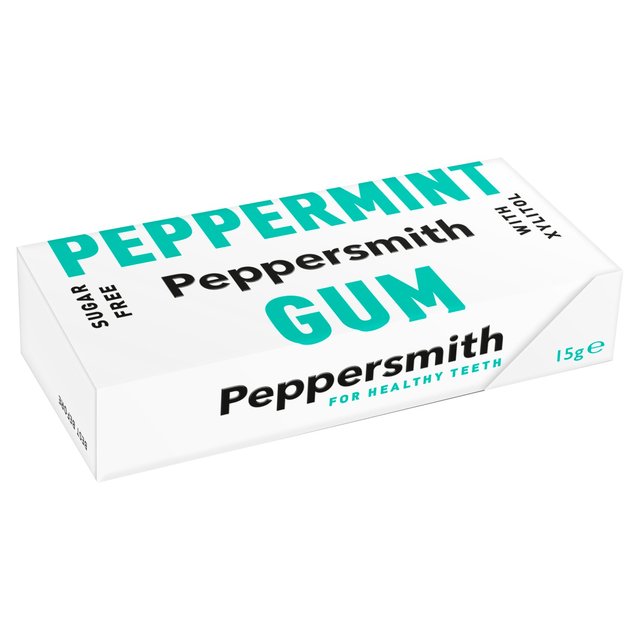 Peppersmith 100% Xylitol Peppermint Gum 15g