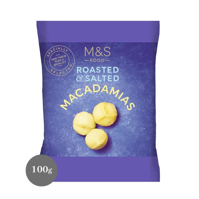 M&S Roasted & Salted Macadamia Nuts 100g