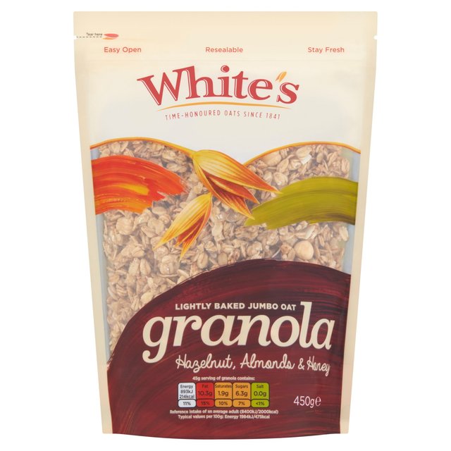 White's Almond, Hazelnut & Honey Granola 450g