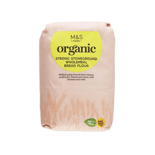 M&S Organic Strong Stoneground Wholemeal Bread Flour 1.5kg