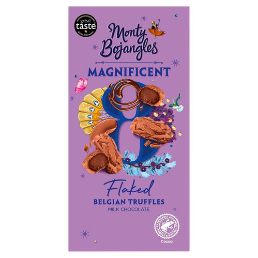 Monty Bojangles Milk Chocolate Flaked Truffles 100g