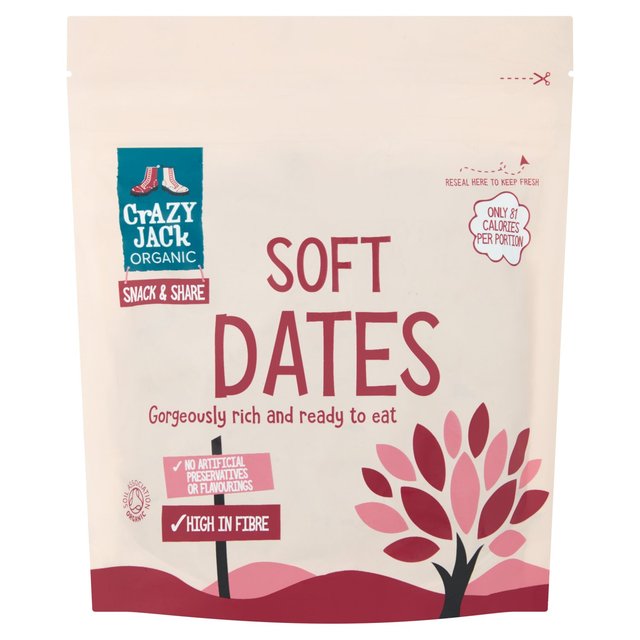 Crazy Jack Organic Soft Dates Ready To Eat 200g