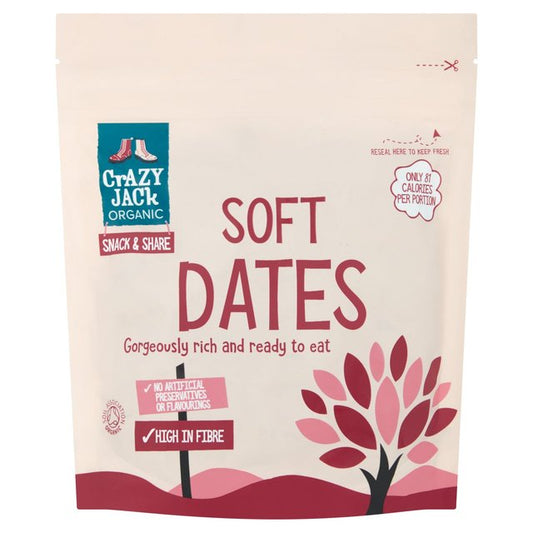 Crazy Jack Organic Soft Dates Ready To Eat 200g