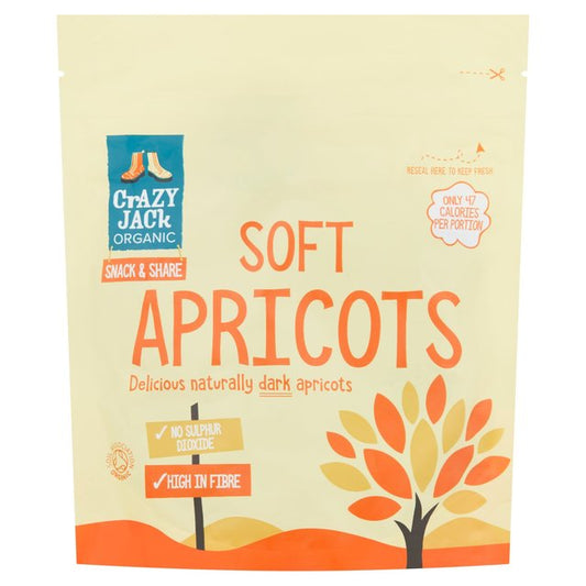 Crazy Jack Organic Soft Apricots Ready To Eat 200g