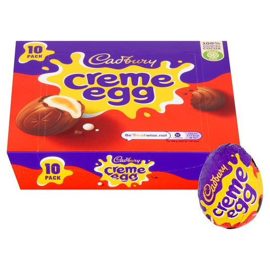 Cadbury Creme Egg Chocolate 10 Pack 400g