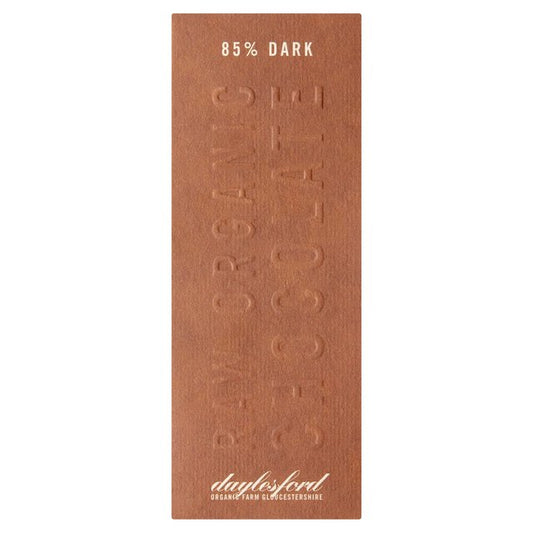 Daylesford Organic Raw Chocolate Bar - Dark 85% 50g