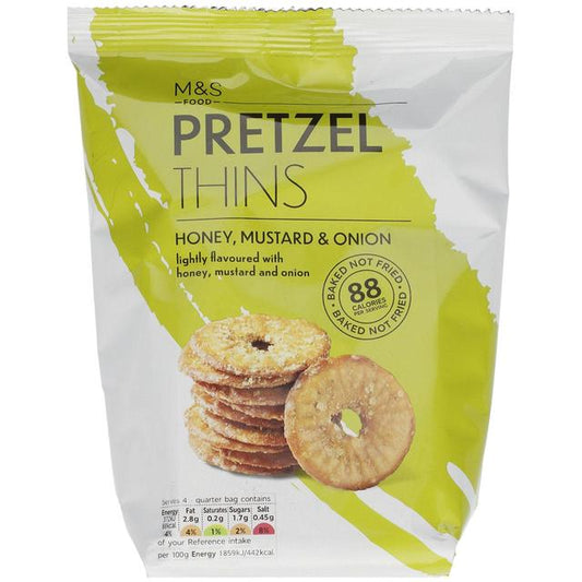 M&S Honey & Mustard Pretzel Thins 80g