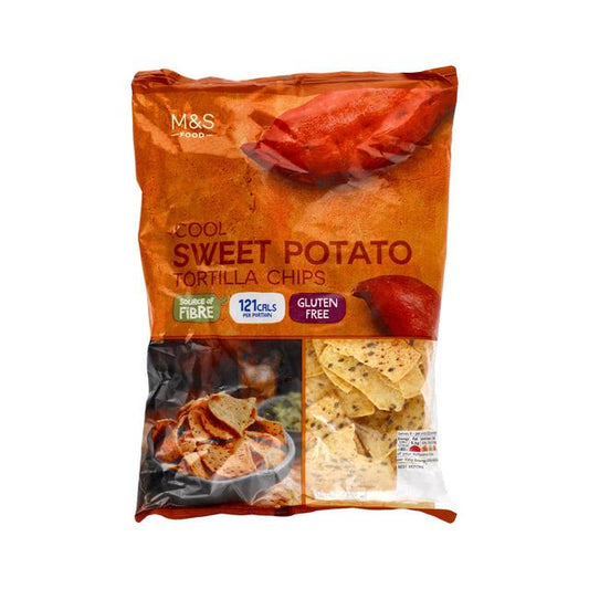 M&S Cool Sweet Potato Tortilla Chips 150g