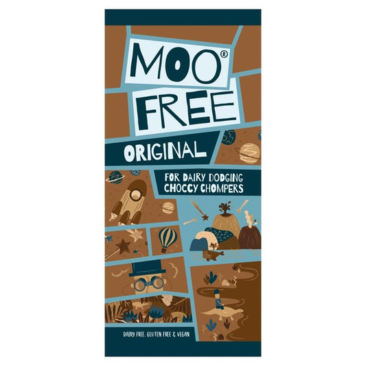 Moo Free Dairy Free Vegan Original Chocolate Bar 80g