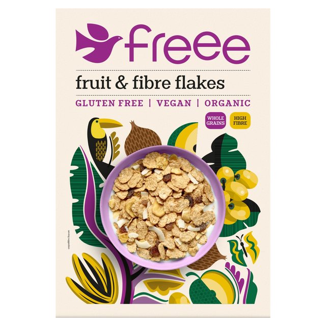 Freee Organic Gluten Free Fruit and Fibre Flakes 375g