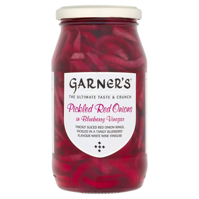 Garners Pickled Red Onions in Blueberry Vinegar 430g