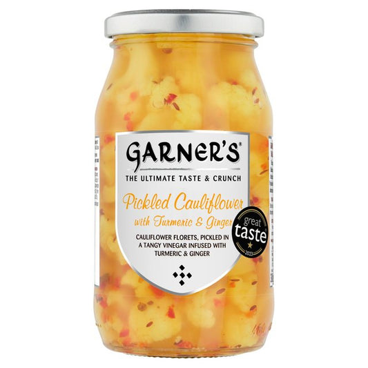 Garners Pickled Cauliflower with Ginger & Turmeric 430g