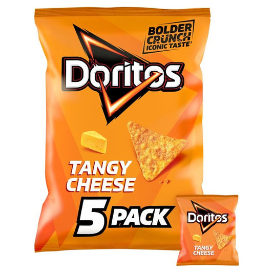 Doritos Tangy Cheese Tortilla Chips Multipack Crisps 5 per pack