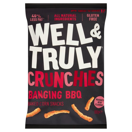 Well&Truly Crunchies Banging BBQ Share Bag 100g