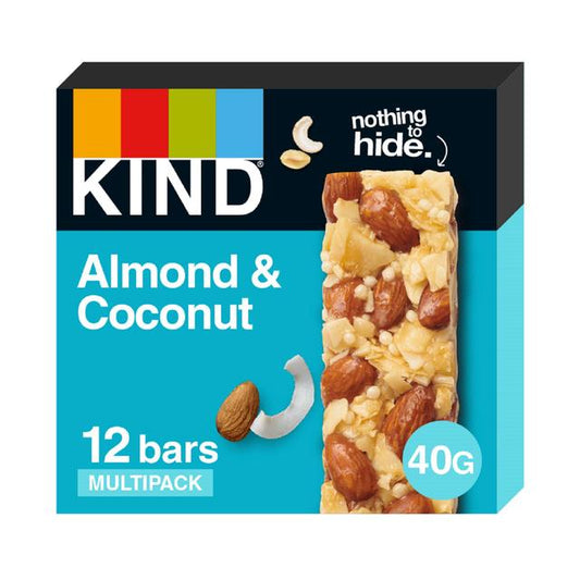 KIND Almond & Coconut Snack Bars Multipack 12 x 40g