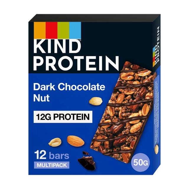 KIND Protein Dark Chocolate Nut Snack Bars Multipack 12 x 50g