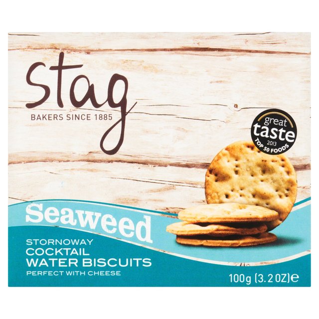 Stag Bakeries Cocktail Seaweed Water Biscuits 100g