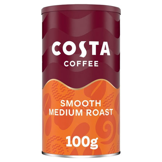 Costa Coffee Instant Coffee Smooth Medium Roast 100g