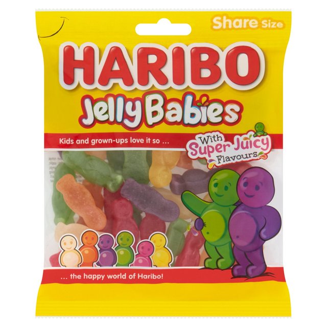 Haribo Jelly Babies Sweets Sharing Bag 160g