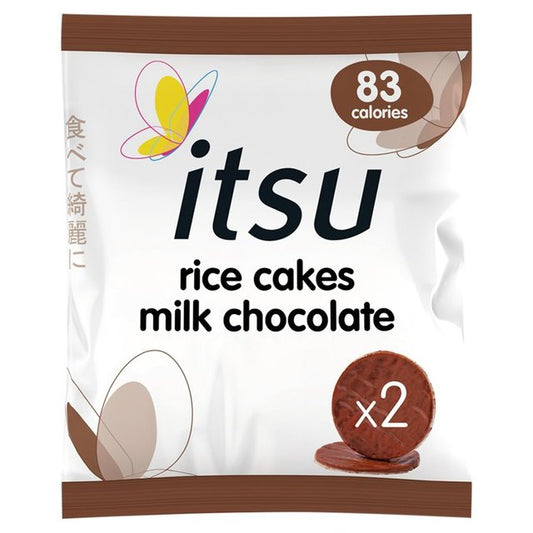 Itsu Milk Chocolate Rice Cakes 34g