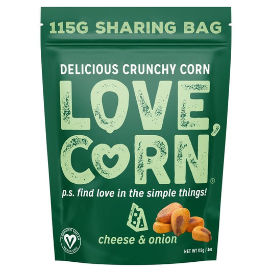 LOVE CORN Cheese & Onion Crunchy Corn 115g