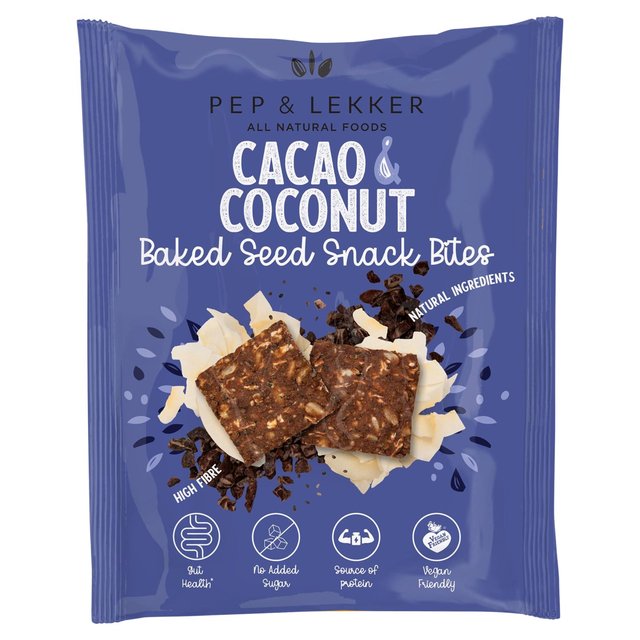 Cacao & Coconut Baked Seed Prebiotic Snack Bites 30g