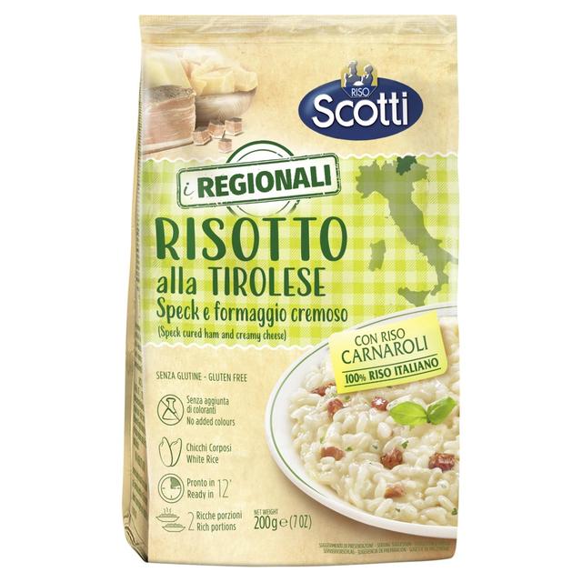 Riso Scotti Risotto with Speck & Creamy Cheese 200g リソスコッティ リゾット スペック ...