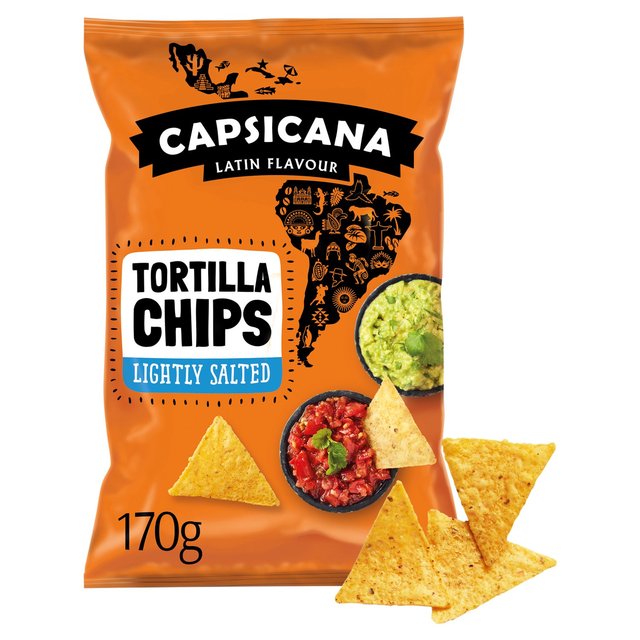 Capsicana Mexican Lightly Salted Tortilla Chips Gluten Free 170g