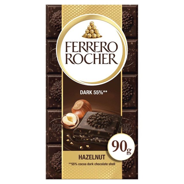 Ferrero Rocher Dark Chocolate Bar 90g