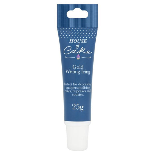 House of Cake Gold Writing Icing 25g