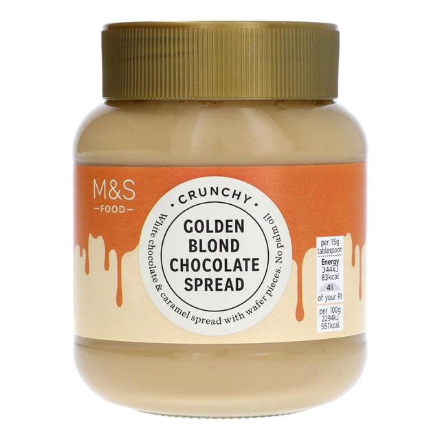 M&S Crunchy Golden Blond Chocolate Spread 400g