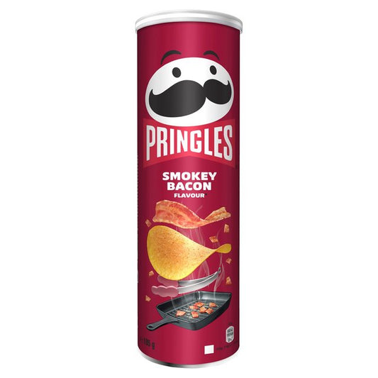 Pringles Smokey Bacon Flavour Sharing Crisps 185g