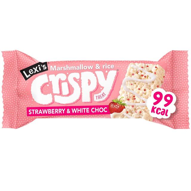 Lexi's Crispy Treat - Strawberry & White Choc 25g