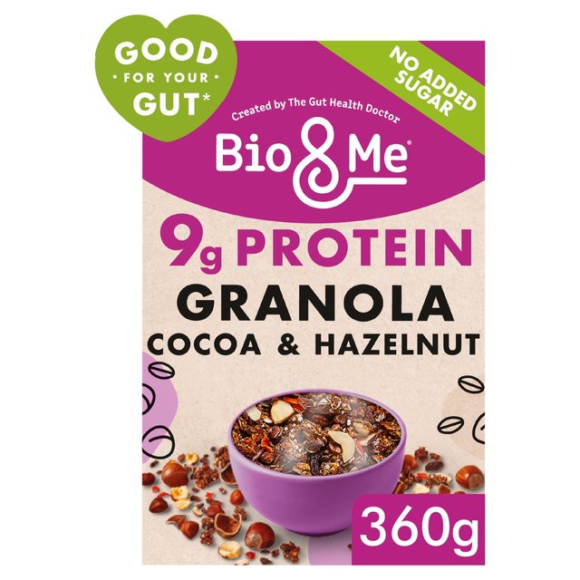 Bio&Me Cocoa & Hazelnut Gut-Loving Prebiotic Granola 360g