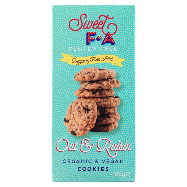 Sweet FA Gluten Free Oat & Raisin Cookies 125g