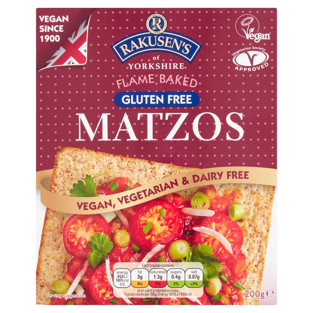 Rakusen's Gluten Free Traditional Matzo 200g