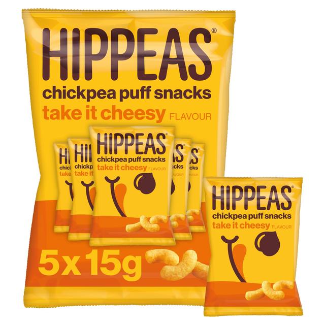 Hippeas Chickpea Puffs - Take it Cheesy Multipack 5 x 15g